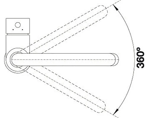 BLANCO Keukenkraan Mida Alumetallic 7 BLANCO Keukenkraan Mida Alumetallic - Afbeelding 7