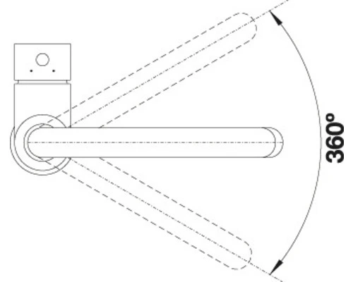 BLANCO Keukenkraan Mida Antraciet 9 BLANCO Keukenkraan Mida Antraciet - Afbeelding 9