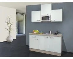 Spoelbakken Verkoop 5 Flex-Well FLEX WELL Minikeuken Met Apparatuur Abaco Parelmoer Glanzend 150,5x60 Cm