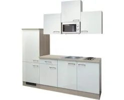 Flex-Well FLEX WELL Keukenblok Met Apparatuur Abaco Parelmoer Glanzend 210x60 Cm -Spoelbakken Verkoop DV 8 5769505 01 4c DE 20170623082135