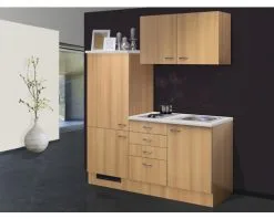 Flex-Well FLEX WELL Minikeuken Met Apparatuur Nano Beuken-decor Mat 160x60 Cm