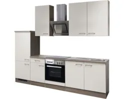 Flex-Well FLEX WELL Keukenblok Met Apparatuur Eico Magnoliawit Mat 270x60 Cm -Spoelbakken Verkoop DV 8 5769526 01 4c DE 20170623083316