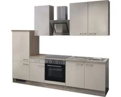 Flex-Well FLEX WELL Keukenblok Met Apparatuur Nepal Kashmir Glanzend 270x60 Cm -Spoelbakken Verkoop DV 8 5769529 03 4c DE 20170623083447