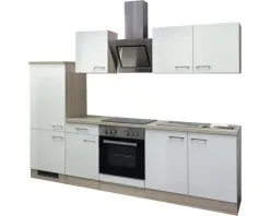 Flex-Well FLEX WELL Keukenblok Met Apparatuur Abaco Parelmoer Glanzend 270x60 Cm -Spoelbakken Verkoop DV 8 5769546 02 4c DE 20170623085411