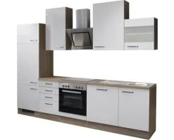 Flex-Well FLEX WELL Keukenblok Met Apparatuur Valero Wit Hoogglans 280x60 Cm -Spoelbakken Verkoop DV 8 5769596 04 4c DE 20170623085937