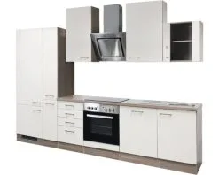 Flex-Well FLEX WELL Keukenblok Met Apparatuur Eico Magnoliawit Mat 310x60 Cm -Spoelbakken Verkoop DV 8 5769598 01 4c DE 20170623090105