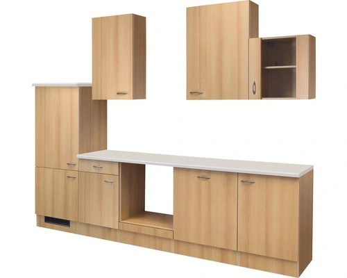 Flex-Well FLEX WELL Keukenblok Zonder Apparatuur Nano Beuken-decor Mat 280x60 Cm 1 Flex-Well FLEX WELL Keukenblok Zonder Apparatuur Nano Beuken-decor Mat 280x60 Cm