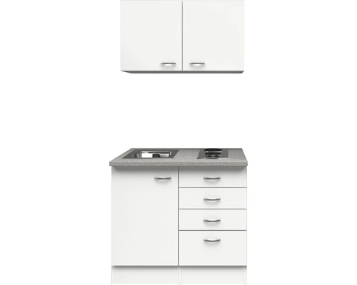 Flex-Well FLEX WELL Minikeuken Met Apparatuur Wito Wit Mat 100x60 Cm 2 Flex-Well FLEX WELL Minikeuken Met Apparatuur Wito Wit Mat 100x60 Cm - Afbeelding 2