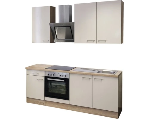 Flex-Well FLEX WELL Keukenblok Met Apparatuur Nepal Kashmir Glanzend 210x60 Cm 4 Flex-Well FLEX WELL Keukenblok Met Apparatuur Nepal Kashmir Glanzend 210x60 Cm - Afbeelding 4