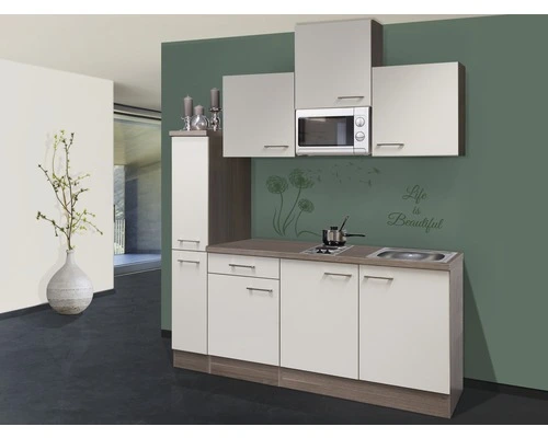 Flex-Well FLEX WELL Minikeuken Met Apparatuur Eico Magnoliawit Mat 180x60 Cm 1 Flex-Well FLEX WELL Minikeuken Met Apparatuur Eico Magnoliawit Mat 180x60 Cm