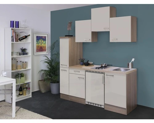 Flex-Well FLEX WELL Minikeuken Met Apparatuur Nepal Kashmir Glanzend 180x60 Cm 1 Flex-Well FLEX WELL Minikeuken Met Apparatuur Nepal Kashmir Glanzend 180x60 Cm