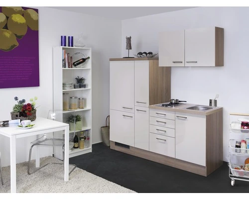 Flex-Well FLEX WELL Minikeuken Met Apparatuur Nepal Kashmir Glanzend 190x60 Cm 1 Flex-Well FLEX WELL Minikeuken Met Apparatuur Nepal Kashmir Glanzend 190x60 Cm