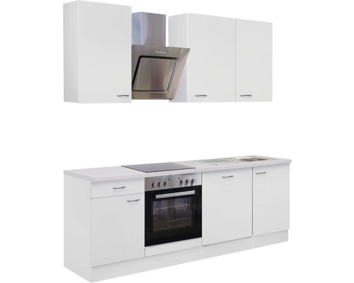 Flex-Well FLEX WELL Keukenblok Met Apparatuur Wito Wit Mat 220x60 Cm 5 Flex-Well FLEX WELL Keukenblok Met Apparatuur Wito Wit Mat 220x60 Cm - Afbeelding 5