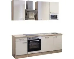 Flex-Well FLEX WELL Keukenblok Met Apparatuur Nepal Kashmir Glanzend 220x60 Cm -Spoelbakken Verkoop DV 8 5769812 04 4c DE 20170623094501