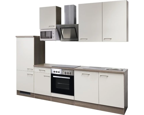 Flex-Well FLEX WELL Keukenblok Met Apparatuur Eico Magnoliawit Mat 280x60 Cm 6 Flex-Well FLEX WELL Keukenblok Met Apparatuur Eico Magnoliawit Mat 280x60 Cm - Afbeelding 6