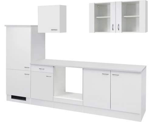 Flex-Well FLEX WELL Keukenblok Zonder Apparatuur Wito Wit Mat 270x60 Cm 1 Flex-Well FLEX WELL Keukenblok Zonder Apparatuur Wito Wit Mat 270x60 Cm