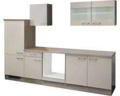 Flex-Well FLEX WELL Keukenblok Zonder Apparatuur Nepal Kashmir Glanzend 270x60 Cm