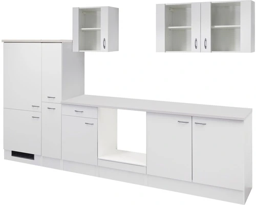 Flex-Well FLEX WELL Keukenblok Zonder Apparatuur Wito Wit Mat 300x60 Cm 1 Flex-Well FLEX WELL Keukenblok Zonder Apparatuur Wito Wit Mat 300x60 Cm