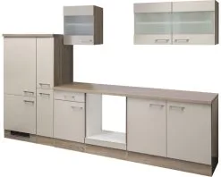 Flex-Well FLEX WELL Keukenblok Zonder Apparatuur Nepal Kashmir Glanzend 300x60 Cm