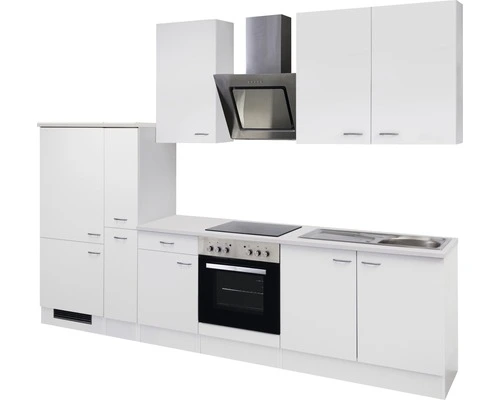 Flex-Well FLEX WELL Keukenblok Met Apparatuur Wito Wit Mat 300x60 Cm 5 Flex-Well FLEX WELL Keukenblok Met Apparatuur Wito Wit Mat 300x60 Cm - Afbeelding 5