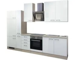 Flex-Well FLEX WELL Keukenblok Met Apparatuur Abaco Parelmoer Glanzend 300x60 Cm -Spoelbakken Verkoop DV 8 5769896 02 4c DE 20170623102103