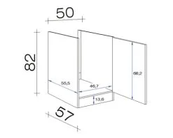 Flex-Well FLEX WELL Spoelbakkast Samoa Wit 50x57x82 Cm 7 Flex-Well FLEX WELL Spoelbakkast Samoa Wit 50x57x82 Cm -Spoelbakken Verkoop DV 8 5779504 02 4c DE 20220118134654