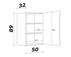 Flex-Well FLEX WELL Hangkast Samoa Sonoma Eiken 50x32x89 Cm 8 Flex-Well FLEX WELL Hangkast Samoa Sonoma Eiken 50x32x89 Cm -Spoelbakken Verkoop DV 8 5779514 02 4c DE 20220118131759 9