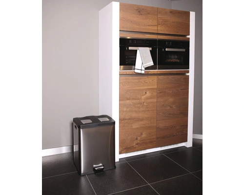 EKO Pedaalemmer Rejoice Recycling Mat RVS 2x30 L 7 EKO Pedaalemmer Rejoice Recycling Mat RVS 2x30 L - Afbeelding 7