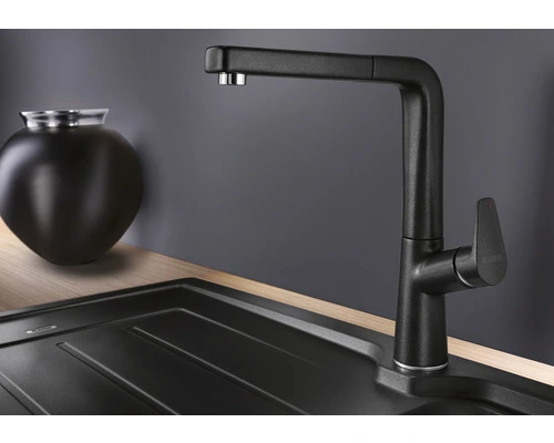 BLANCO Keukenkraan Met Uittrekbare Handdouche Avona-S Chroom 2 BLANCO Keukenkraan Met Uittrekbare Handdouche Avona-S Chroom - Afbeelding 2