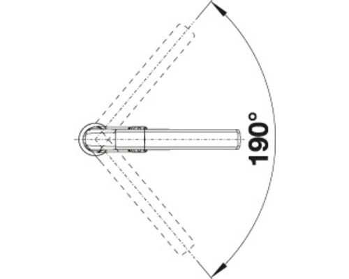 BLANCO Keukenkraan Met Uittrekbare Handdouche Avona-S Chroom 4 BLANCO Keukenkraan Met Uittrekbare Handdouche Avona-S Chroom - Afbeelding 4