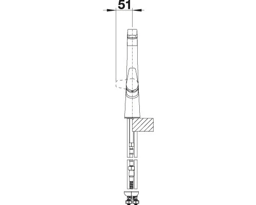 BLANCO Keukenkraan Met Uittrekbare Handdouche Avona-S Chroom 5 BLANCO Keukenkraan Met Uittrekbare Handdouche Avona-S Chroom - Afbeelding 5
