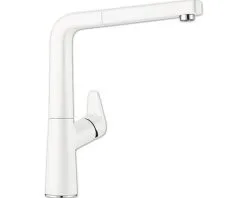 Spoelbakken Verkoop 30 BLANCO Keukenkraan Met Uittrekbare Handdouche Avona-S Silgranietwit