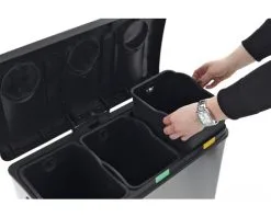 EKO Pedaalemmer Rejoice Recycling Mat RVS 3x12 L 10 EKO Pedaalemmer Rejoice Recycling Mat RVS 3x12 L -Spoelbakken Verkoop DV 8 6052811 03 4c NL 20160816121229