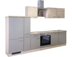 Flex-Well FLEX WELL Keukenblok Met Apparatuur Riva Kwartsiet Cubaniet En San Remo Eiken Licht Mat 300x60 Cm -Spoelbakken Verkoop DV 8 6108649 02 4c DE 20170623110219