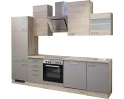 Flex-Well FLEX WELL Keukenblok Met Apparatuur Riva Kwartsiet Cubaniet En San Remo Eiken Licht Mat 280x60 Cm -Spoelbakken Verkoop DV 8 6108667 02 4c DE 20170623111734