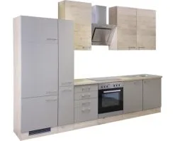 Flex-Well FLEX WELL Keukenblok Met Apparatuur Riva Kwartsiet Cubaniet En San Remo Eiken Licht Mat 300x60 Cm -Spoelbakken Verkoop DV 8 6108672 02 4c DE 20170623111929