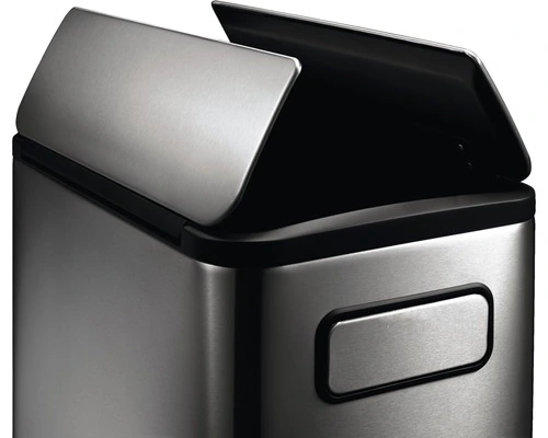 EKO ECO Pedaalemmer Ecofly Recycling Mat RVS 2x20 L 4 EKO ECO Pedaalemmer Ecofly Recycling Mat RVS 2x20 L - Afbeelding 4