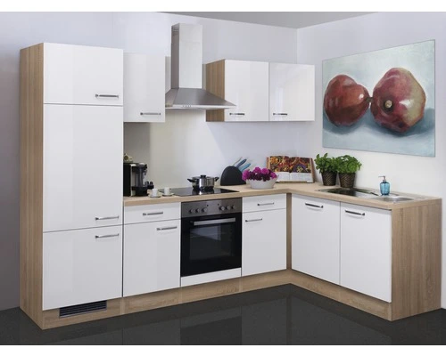 Flex-Well FLEX WELL Hoekkeuken Met Apparatuur Valero Wit Hoogglans 280x170 Cm 1 Flex-Well FLEX WELL Hoekkeuken Met Apparatuur Valero Wit Hoogglans 280x170 Cm