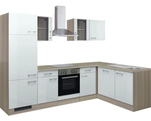 Flex-Well FLEX WELL Hoekkeuken Met Apparatuur Abaco Parelmoer Glanzend 280x170 Cm 9 Flex-Well FLEX WELL Hoekkeuken Met Apparatuur Abaco Parelmoer Glanzend 280x170 Cm - Afbeelding 9