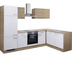 Flex-Well FLEX WELL Hoekkeuken Met Apparatuur Samoa Wit En Sonoma Eiken Mat 280x170 Cm -Spoelbakken Verkoop DV 8 6128977 01 4c DE 20170623112456