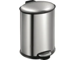 EKO Pedaalemmer Ellipse Mat RVS 12 L