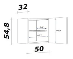 Flex-Well FLEX WELL Bovenkast Speed 50x55x32 Cm -Spoelbakken Verkoop DV 8 6278076 02 4c DE 20220118131659 1