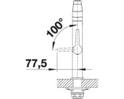 BLANCO Keukenkraan Panera-S RVS 12 BLANCO Keukenkraan Panera-S RVS -Spoelbakken Verkoop DV 8 6280802 06 4c DE 20210817145804