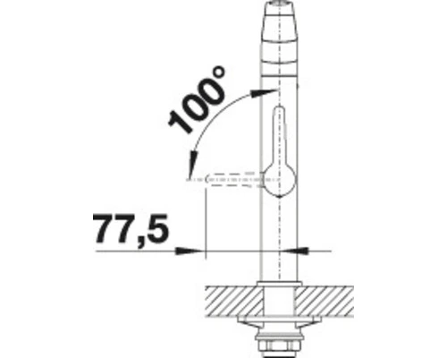 BLANCO Keukenkraan Panera-S RVS 6 BLANCO Keukenkraan Panera-S RVS - Afbeelding 6