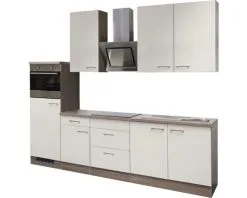 Flex-Well FLEX WELL Keukenblok Met Apparatuur Eico Magnoliawit Mat 270x60 Cm -Spoelbakken Verkoop DV 8 6569492 02 4c DE 20171218030643