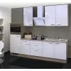 Flex-Well FLEX WELL Keukenblok Met Apparatuur Valero Wit Hoogglans 270x60 Cm