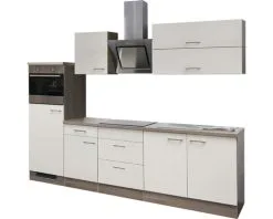 Flex-Well FLEX WELL Keukenblok Met Apparatuur Eico Magnoliawit Mat 270x60 Cm -Spoelbakken Verkoop DV 8 6569499 02 4c DE 20171218030801