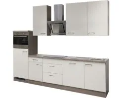 Flex-Well FLEX WELL Keukenblok Met Apparatuur Eico Magnoliawit Mat 280x60 Cm -Spoelbakken Verkoop DV 8 6569509 02 4c DE 20171218031446