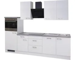 Flex-Well FLEX WELL Keukenblok Met Apparatuur Varo Wit Mat 280x60 Cm -Spoelbakken Verkoop DV 8 6569512 02 4c DE 20171218033651