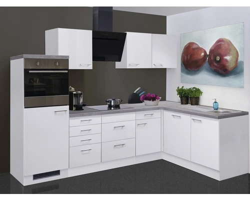 Flex-Well FLEX WELL Hoekkeuken Met Apparatuur Varo Wit Mat 280x170 Cm 1 Flex-Well FLEX WELL Hoekkeuken Met Apparatuur Varo Wit Mat 280x170 Cm